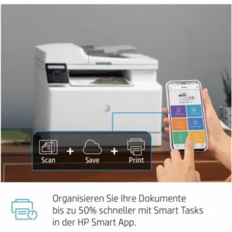 HP Color LaserJet Pro MFP M183fw (A4, 16/16 oldal/perc, USB 2.0, Ethernet, Wi-Fi, nyomtatás/szkennelés/másolás, ADF)