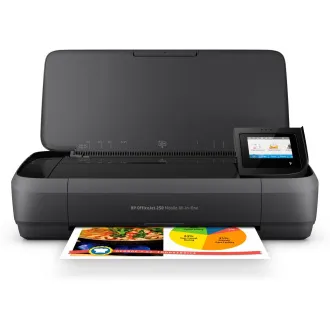 HP Officejet 250 mobil többfunkciós készülék (A4, 10 oldal/perc, USB, Wi-Fi, nyomtatás, BT, szkennelés, másolás)