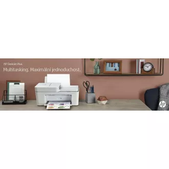 HP All-in-One Deskjet 4120e HP + (A4, 8, 5/5, 5 oldal percenként, USB, Wi-Fi, BT, nyomtatás, szkennelés, másolás, ADF)