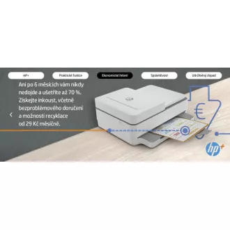 HP All-in-One Deskjet ENVY PRO 6420e HP + cement (A4, 10 / 7 oldal percenként, USB, Wi-Fi, BT, nyomtatás, szkennelés, másolás, kétoldalas, fax, ADF)