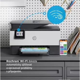 HP All-in-One Officejet Pro 9010e HP  (A4, 22 oldal/perc, USB 2.0, Ethernet, Wi-Fi, nyomtatás, szkennelés, másolás, fax, duplex, DADF)