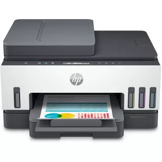 HP All-in-One Ink Smart Tank 750 (A4, 15/9 oldal/perc, USB, Wi-Fi, nyomtatás, szkennelés, másolás, ADF)