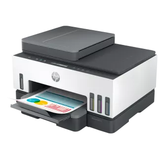 HP All-in-One Ink Smart Tank 750 (A4, 15/9 oldal/perc, USB, Wi-Fi, nyomtatás, szkennelés, másolás, ADF)