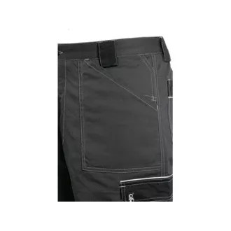 Derék nadrág CXS ORION TEODOR PLUS, férfi, szürke-fekete, 46-os méret