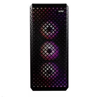 ADATA XPG ház DEFENDER PRO Mid-Tower, tápegység nélkül, 3x 120mm ARGB ventilátor, Fekete