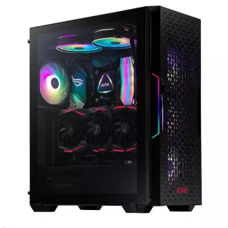 ADATA XPG tok STARKER AIR Mid-Tower, tápegység nélkül, 1x 120mm   1x 120mm ARGB, Fekete
