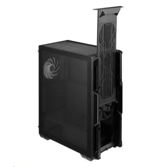 ADATA XPG tok STARKER AIR Mid-Tower, tápegység nélkül, 1x 120mm   1x 120mm ARGB, Fekete