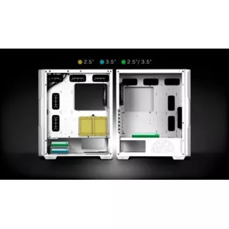 ADATA XPG tok STARKER AIR Mid-Tower, tápegység nélkül, 1x 120mm   1x 120mm ARGB, Fekete