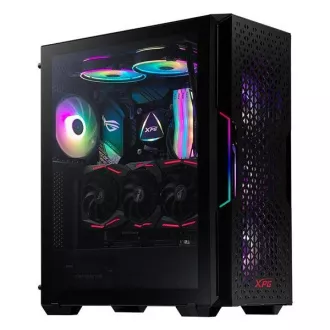 ADATA XPG tok STARKER AIR Mid-Tower, tápegység nélkül, 1x 120mm   1x 120mm ARGB, Fekete