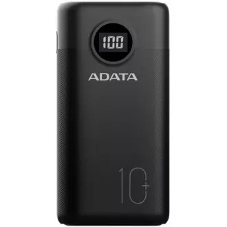 ADATA PowerBank AP10000 - külső akkumulátor mobiltelefonhoz/tablethez 10000mAh, fekete (37Wh) USB-C ADATA PowerBank AP10000 - külső akkumulátor mobiltelefonhoz/tablethez 10000mAh, fekete (37Wh) USB-C