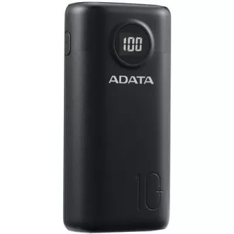 ADATA PowerBank AP10000 - külső akkumulátor mobiltelefonhoz/tablethez 10000mAh, fekete (37Wh) USB-C ADATA PowerBank AP10000 - külső akkumulátor mobiltelefonhoz/tablethez 10000mAh, fekete (37Wh) USB-C