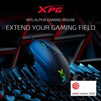 ADATA XPG játékegér ALPHA, USB-C, RGB
