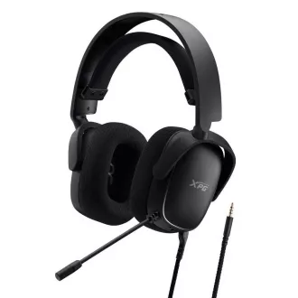 ADATA XPG játék headset PRECOG S, vezetékes 3,5 mm-es jack csatlakozó, fekete