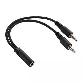ADATA XPG játék headset PRECOG S, vezetékes 3,5 mm-es jack csatlakozó, fekete