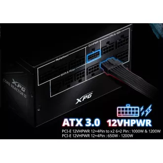 ADATA XPG CORE REACTOR II 750W 80  GOLD moduláris ATX 3.0 tápegység CORE REACTOR II 750W 80  GOLD