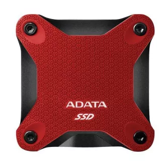 ADATA külső SSD 1TB SD620, USB Micro-B, USB 3.2 Gen 2, R:520/W:460MB/s, piros színű