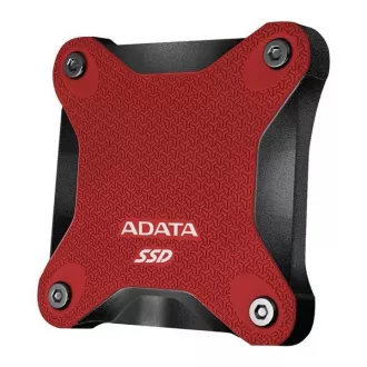ADATA külső SSD 1TB SD620, USB Micro-B, USB 3.2 Gen 2, R:520/W:460MB/s, piros színű