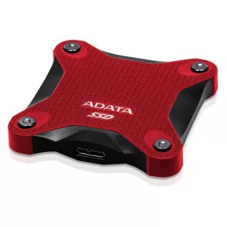 ADATA külső SSD 2TB SD620, USB Micro-B, USB 3.2 Gen 2, R:520/W:460MB/s, piros színű