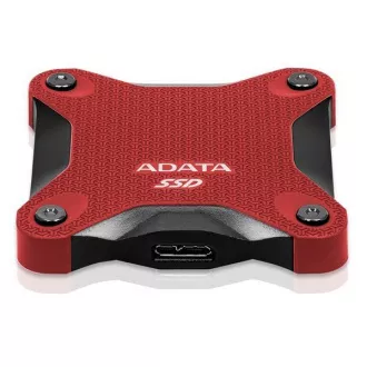ADATA külső SSD 2TB SD620, USB Micro-B, USB 3.2 Gen 2, R:520/W:460MB/s, piros színű