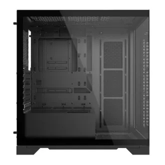 ADATA XPG tok INVADER X Mid-Tower, tápegység nélkül, ventilátorok nélkül, Fekete