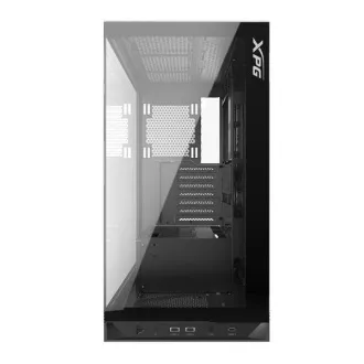 ADATA XPG tok INVADER X Mid-Tower, tápegység nélkül, ventilátorok nélkül, Fekete