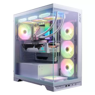 ADATA XPG tok INVADER X BTF Mid-Tower, tápegység nélkül, 5x 120mm-es ventilátor, fehér
