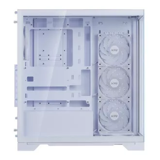 ADATA XPG tok INVADER X BTF Mid-Tower, tápegység nélkül, 5x 120mm-es ventilátor, fehér