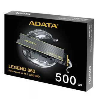 ADATA SSD 500GB LEGEND 860, PCIe Gen4x4, M.2 2280, (R:5000/ W:3000MB/s)