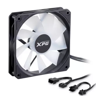 ADATA XPG Fan VENTO R, Inverted, 120mm, ARGB, PWM, fekete