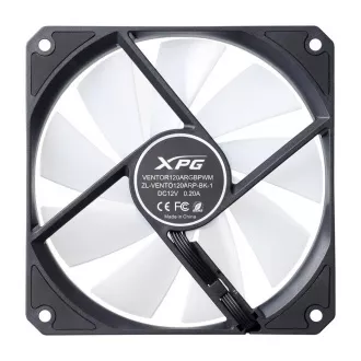 ADATA XPG Fan VENTO R, Inverted, 120mm, ARGB, PWM, fekete