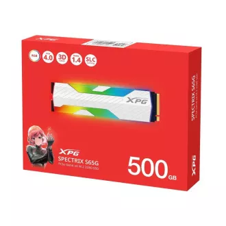 ADATA SSD 500GB XPG SPECTRIX S65G, PCIe Gen4x4 M.2 2280, (R:5000/W:2700 MB/s)