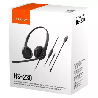 Creative HS-230 USB/jack fejhallgató Creative HS-230 USB/jack fejhallgató