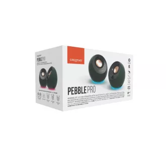 Creative Pebble Pro - mobil hangszóró - fekete Creative Pebble Pro - mobil hangszóró - fekete