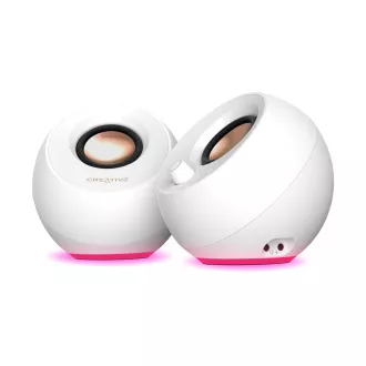 Creative Pebble Pro - Mobil hangszóró - fehér