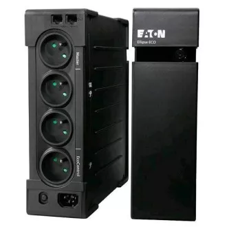 Eaton Ellipse ECO 650 FR, UPS 650VA / 400W, 4 aljzat (3 tartalék), cseh aljzat
