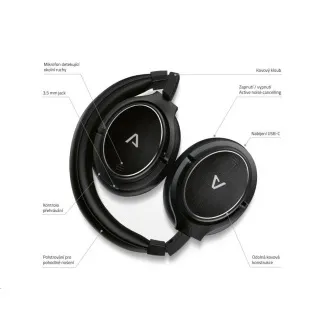 LAMAX NoiseComfort ANC fejhallgató zajszűrő funkcióval LAMAX NoiseComfort ANC fejhallgató zajszűrő funkcióval