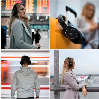 LAMAX NoiseComfort ANC fejhallgató zajszűrő funkcióval LAMAX NoiseComfort ANC fejhallgató zajszűrő funkcióval