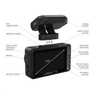 LAMAX T10 4K GPS (radarjelentéssel)