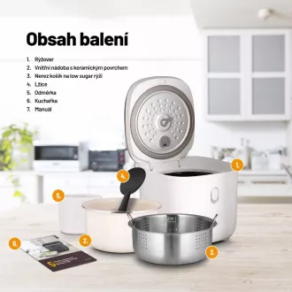 Lauben Alacsony cukortartalmú rizsfőző 3000WT