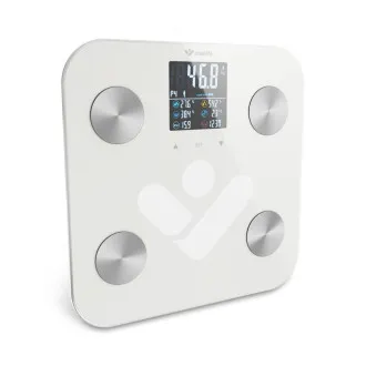 TrueLife FitScale W7 BT - Bioelektromos impedancia Bluetooth mérleg - Fehér színű
