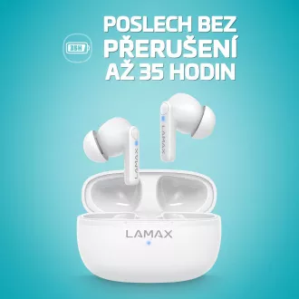 LAMAX Clips1 Play - fülhallgató fülhallgató - fehér