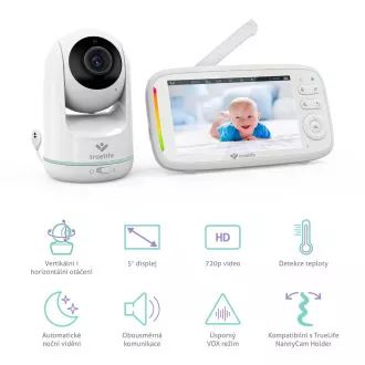 TrueLife NannyCam R5 - digitális videós bébiőr
