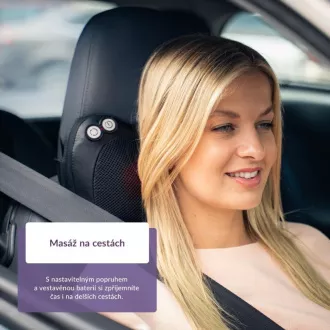TrueLife RelaxBack B3 Charge - masszázs párna újratölthető akkumulátorral