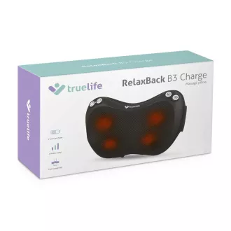 TrueLife RelaxBack B3 Charge - masszázs párna újratölthető akkumulátorral