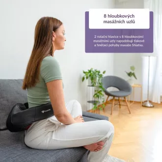 TrueLife RelaxBack B6 Charge - masszázs nyakörv újratölthető akkumulátorral