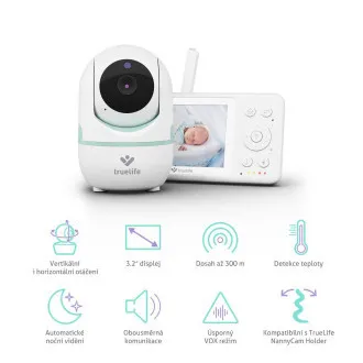 TrueLife NannyCam R4 - digitális videós bébiőr TrueLife NannyCam R4 - digitális videós bébiőr