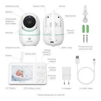 TrueLife NannyCam R4 - digitális videós bébiőr TrueLife NannyCam R4 - digitális videós bébiőr