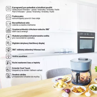 Lauben Glass&SteamAir® Sütő 4500BG