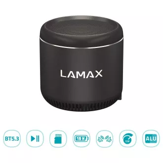 LAMAX Sphere2 Mini Bluetooth hangszóró, USB-C