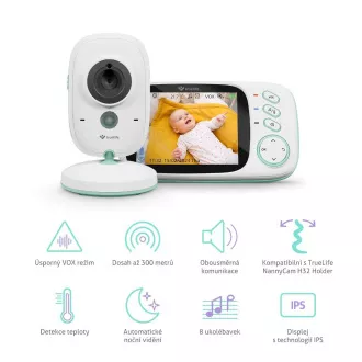 TrueLife NannyCam H32 Pro - digitális videós bébiőr